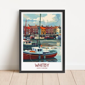 Whitby Travel Poster Digital Download
