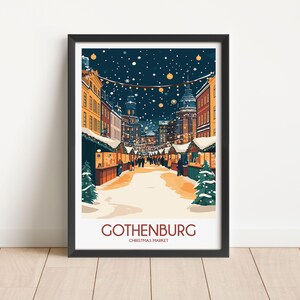 Gothenburg Travel Poster Digital Download