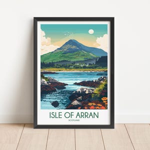 Isle of Arran Travel Poster Digital Download