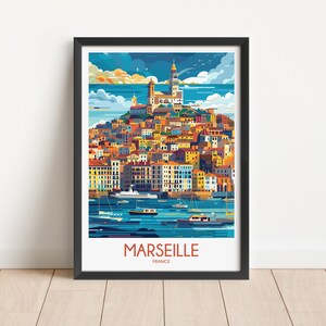 Marseille Travel Poster Digital Download