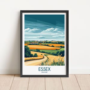 Essex Travel Poster Digital Download