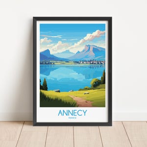 Annecy Travel Poster Digital Download