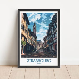 Strasbourg Travel Poster Digital Download
