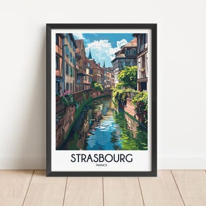 Strasbourg Travel Poster Digital Download