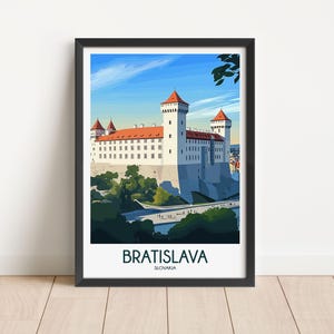 Bratislava Travel Poster Digital Download