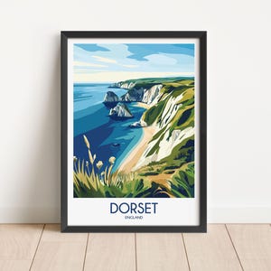 Dorset Travel Poster Digital Download