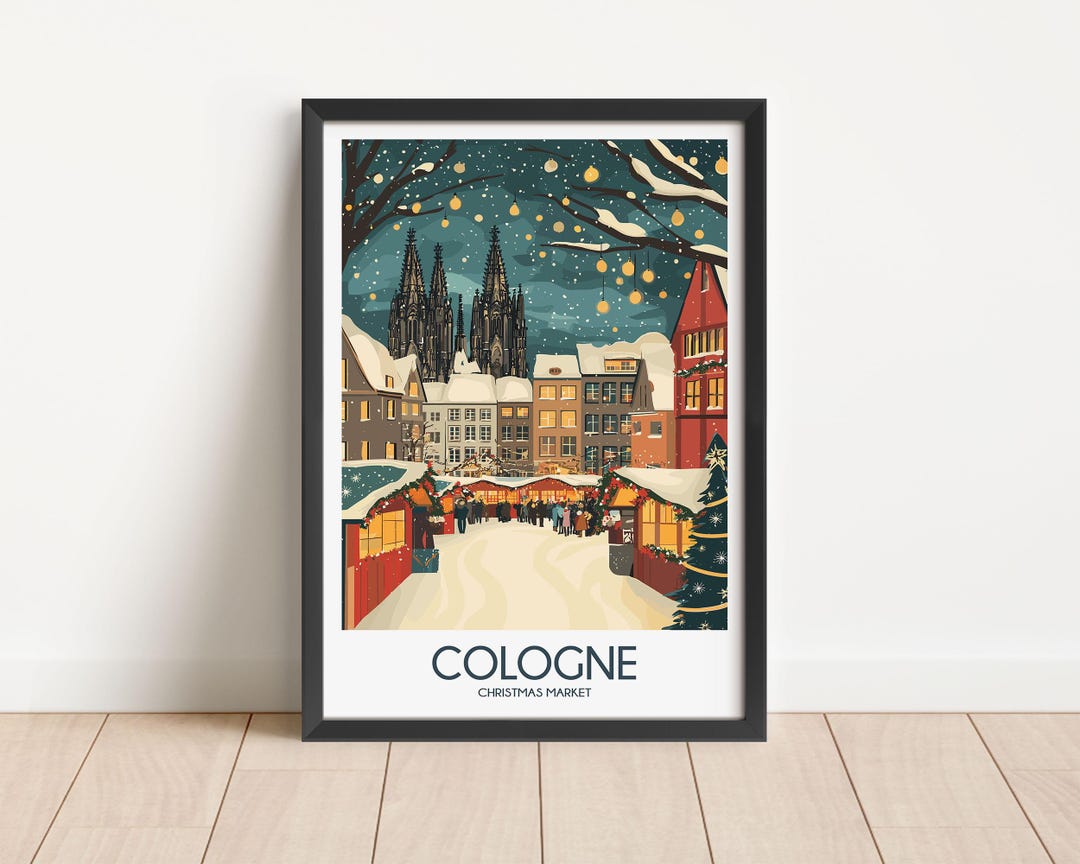 Cologne Travel Poster Digital Download - Etsy