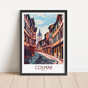 Colmar Travel Poster Digital Download