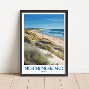 Northumberland Travel Poster Digital Download