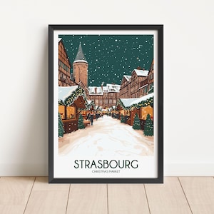Strasbourg Travel Poster Digital Download