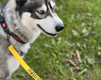 I NEED SPACE™ Coleira para cães ansiosos e nervosos que precisam de espaço