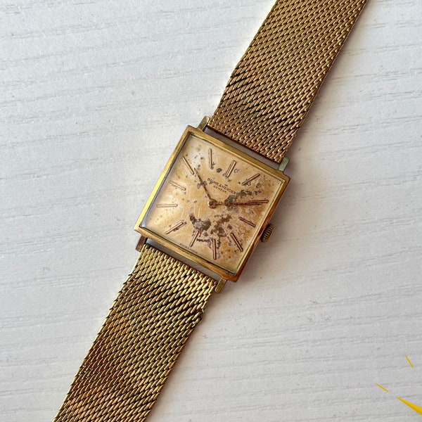 Vintage Baume & Mercier Wristwatch, Vintage watch, Swiss watch, Gold plated watch, Baume and mercy, Baume mercy, 1960s watch, Gold watch