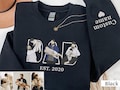Embroidered Dad T-Shirt: Custom Kid Portrait Sweatshirt, Personalized Name Sleeve, Father's Day Gift Shirt product logo