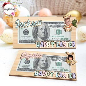 Porta soldi personalizzato a forma di coniglietto pasquale, idea regalo unica per Pasqua, riempitivi per cestini pasquali, regalo di Pasqua, decorazione per cestini pasquali, regalo per bambini