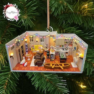 Friends Apartment Acrylic Christmas Ornament, TV Show Decor