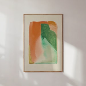 Minimalist Print, Neutral Wall Art, Neutral Abstract Art, Downloadable Prints, Colorful Artwork, Abstract Modern Painting