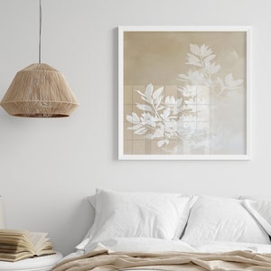 Minimalistiskt landskapstryck: Japandi-stil (digital nedladdning) bild 5