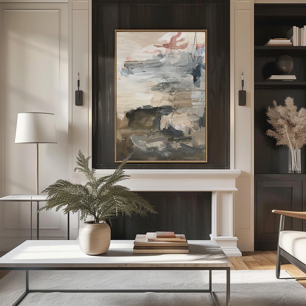 Mid Century Modern Abstract Art Print: Gallery Wall Decor (digital ...