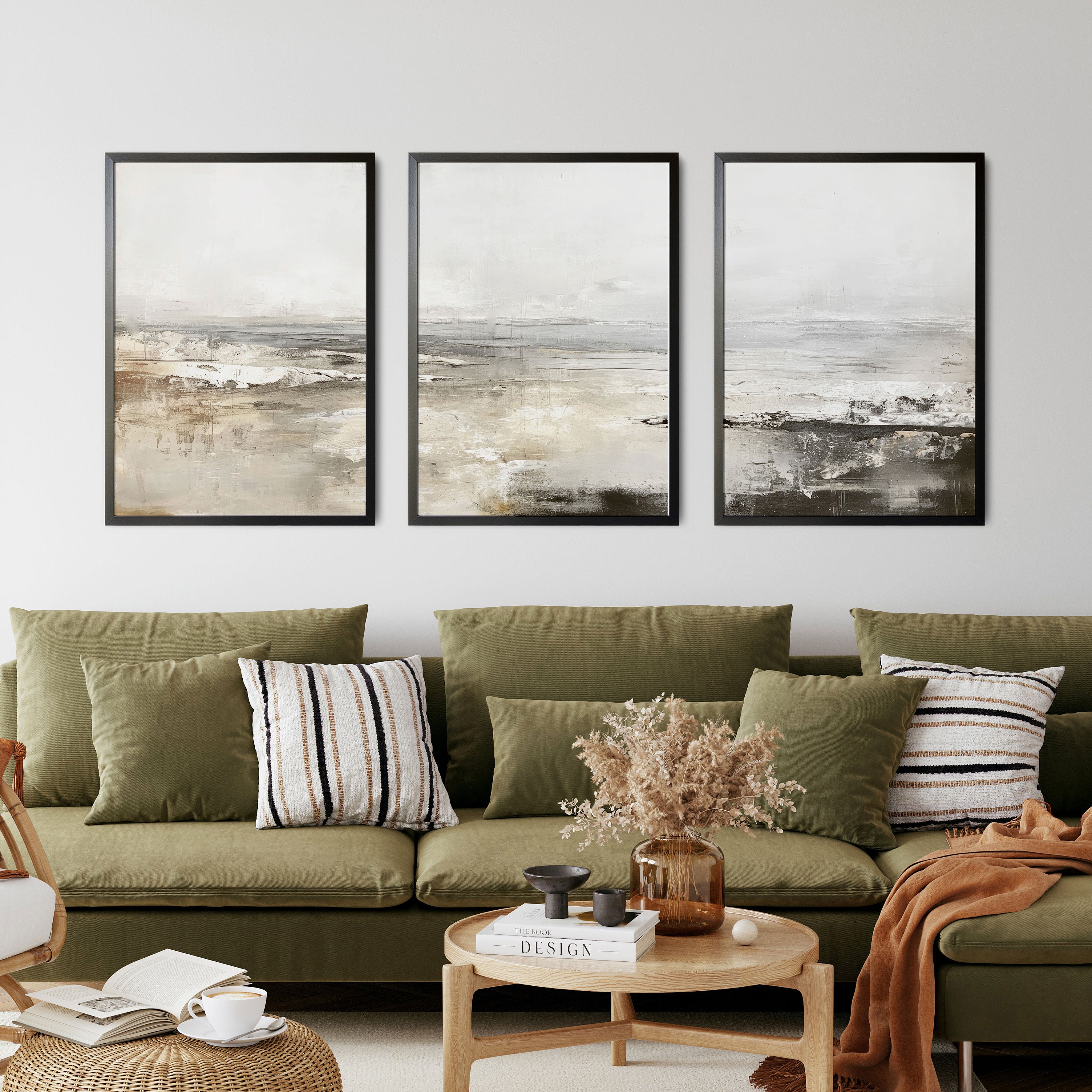 Neutral Abstract Art Set: Modern Minimalist Prints (digital Download ...