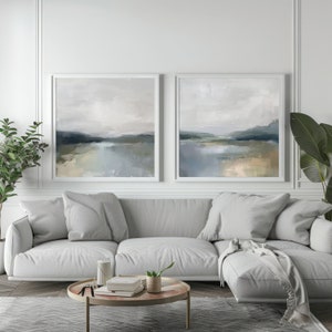 Nature Inspired Abstract Art Print, Digital Download, Organic Shapes