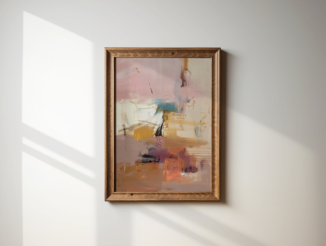 Mid Century Modern Abstract Art Print: Gallery Wall Decor (digital ...