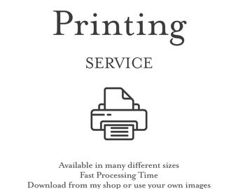 Professional Printing Service: Archival Paper & Canvas Prints