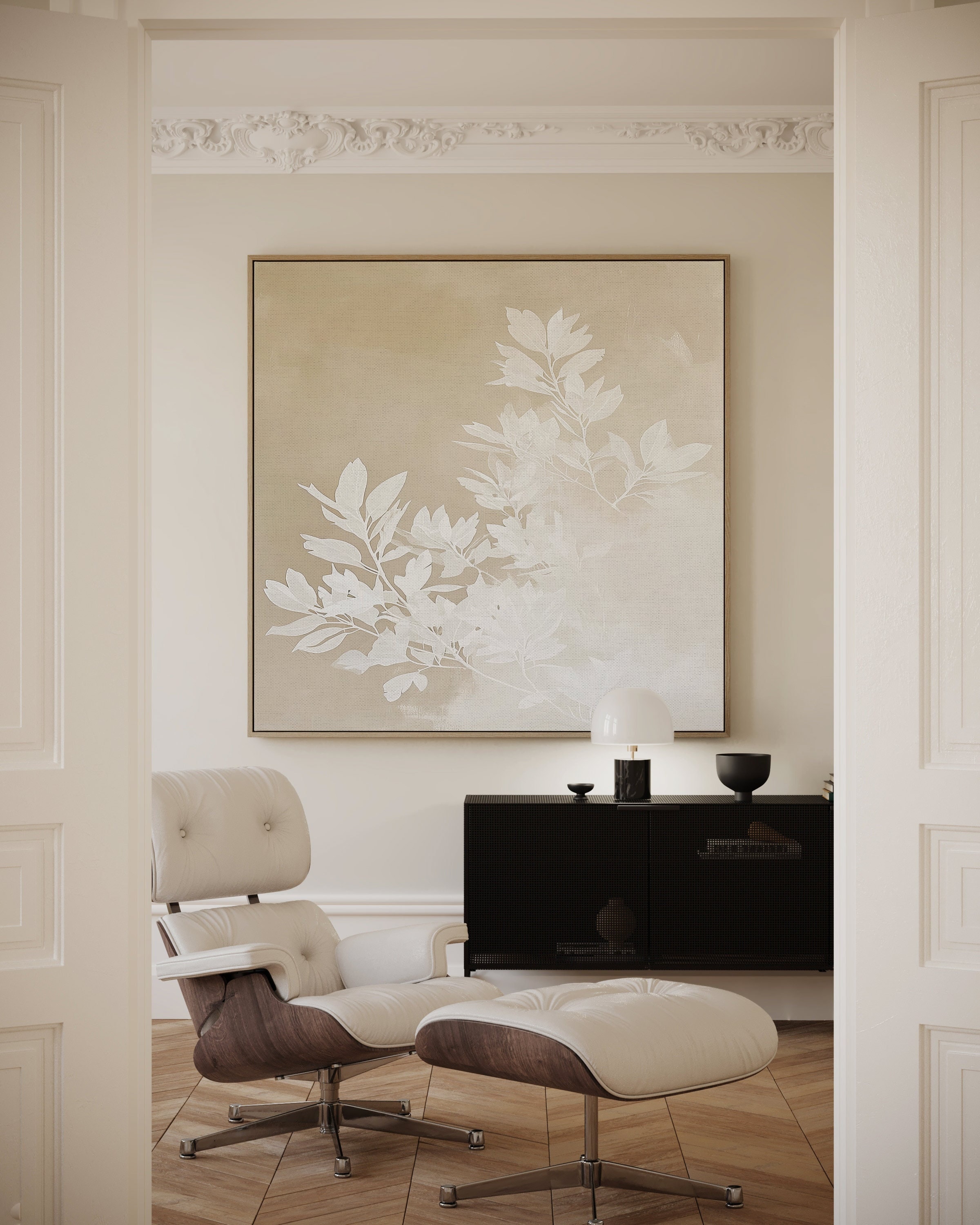 Minimalistische Landschaft Kunstdruck: Japandi Stil (Digitaler Download)