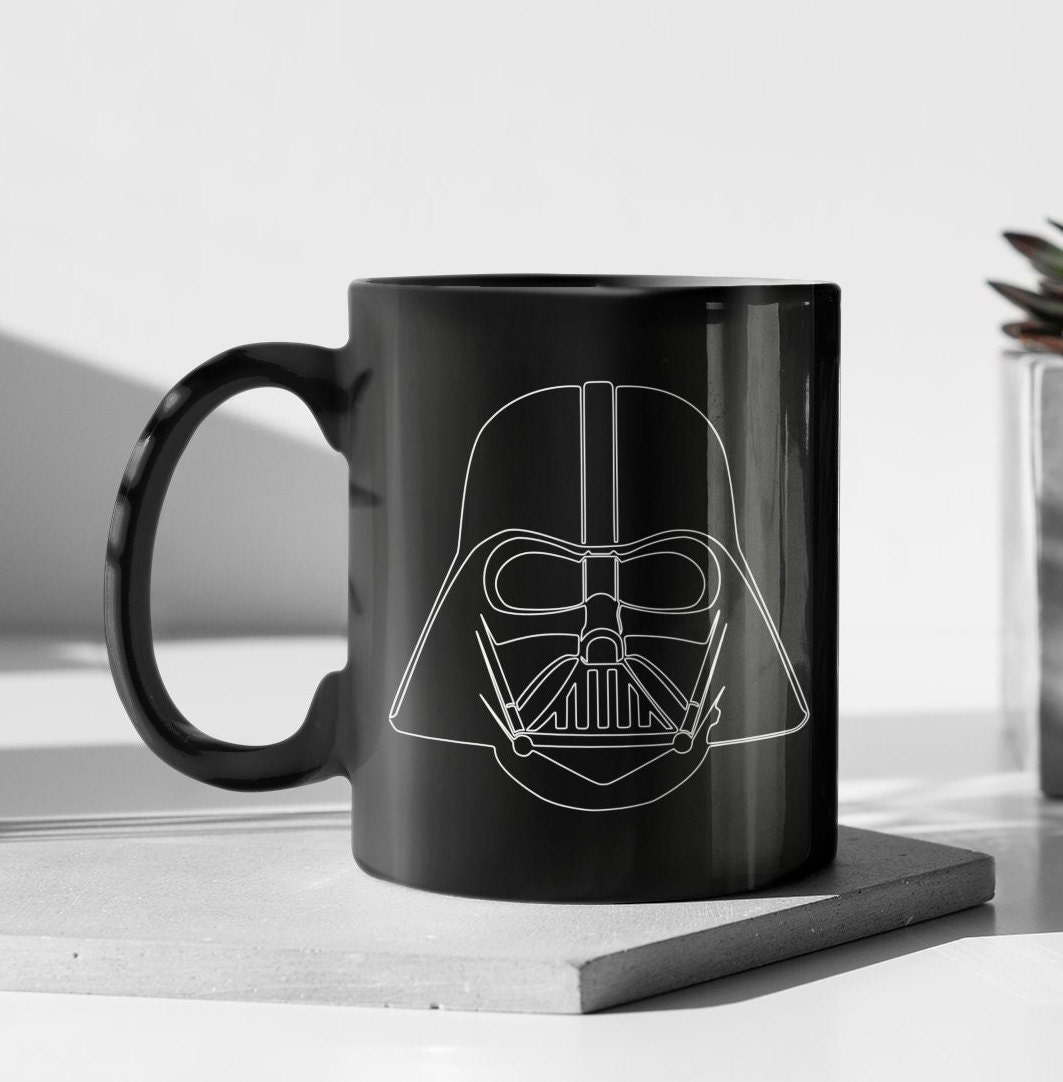 RARE Star Wars Coffee Mug Death Star Canteen Darth Vader The Force