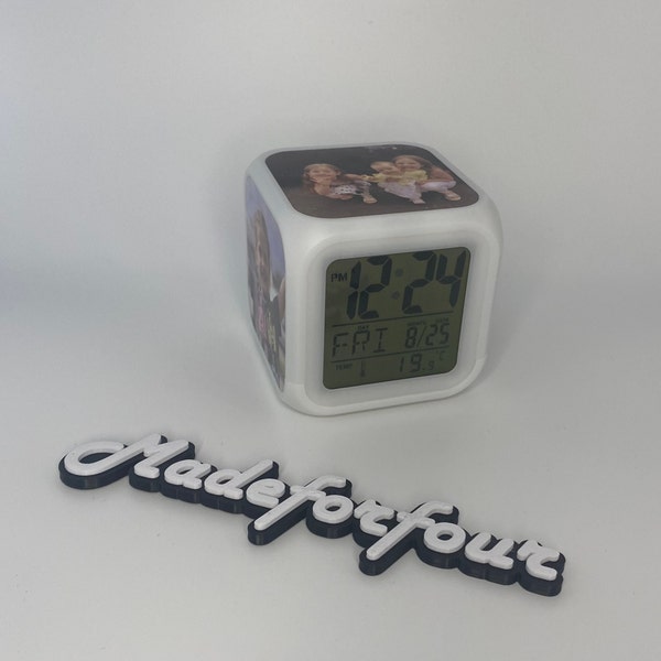 Digital Alarm Clock Etsy UK