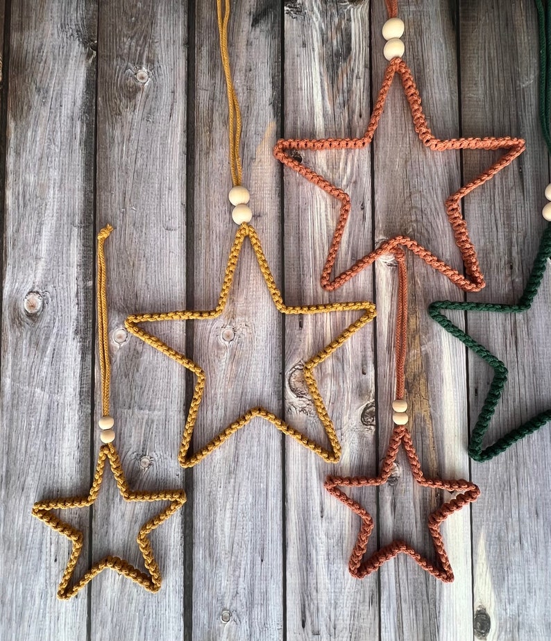 Macrame stars, Macrame star image 2