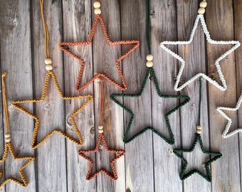 Macrame stars, Macrame star