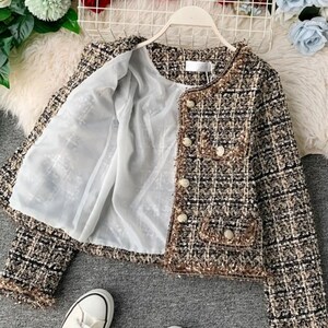 Zara short tweed jacket sales