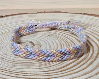 Friendship bracelet knotted bracelet retro vintage 80s 90s