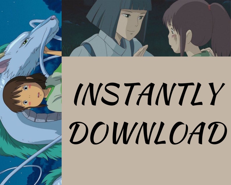 37 Spirited Away Ghibli Bookmarks Reader Bookmarks Digital Printable