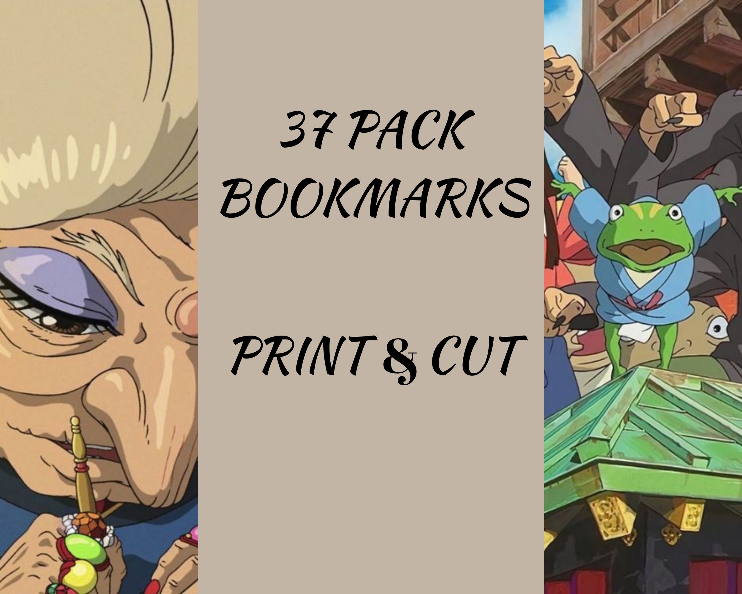 37 Spirited Away Ghibli Bookmarks Reader Bookmarks Digital Printable