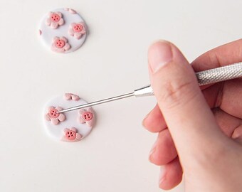 Aluminum Handle Clay Needle Tool – Piercing & Sculpting for Ceramics