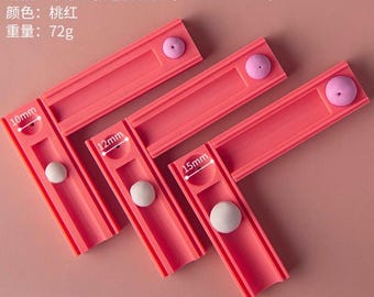 ビーズローリングツール：楕円形、丸形、双円錐形 - 粘土クラフト