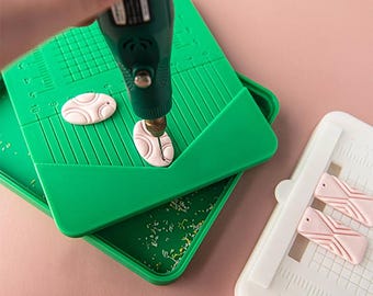 1X (Guide De Perçage Pour Boucles D'Oreilles En Argile