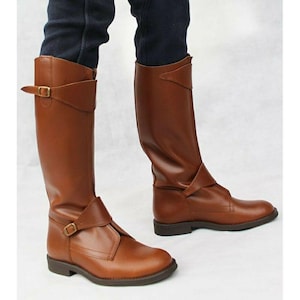 Bottes de polo Invader 2 pour hommes, équitation, style argentin, deux sangles avant