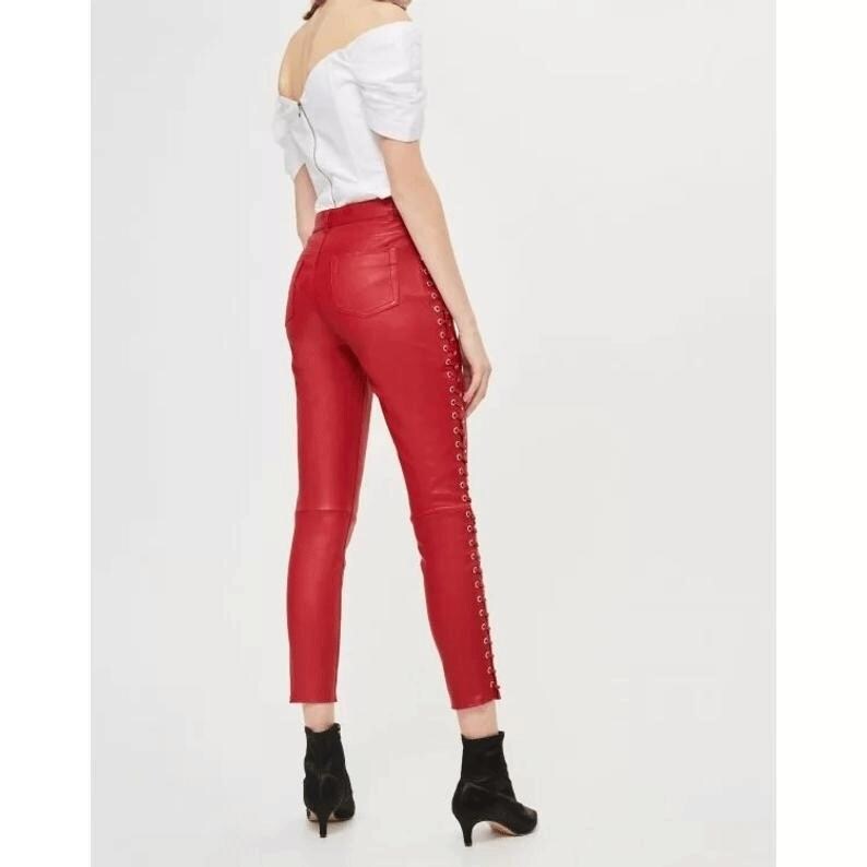 Genuine Leather New Slim Sheepskin Pencil Pants