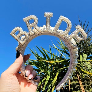 Bride to be Pearl Headband
