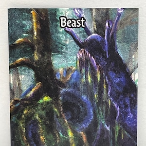 Beast Creature Token for Magic - Green 3/3 Beast - Mythical Might-serie