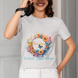 Cute Thank you t-shirt for Teacher Back To School tshirt wildflower Shirt Design Gift for Teacher Thank you Tee Gift New School year Shirt