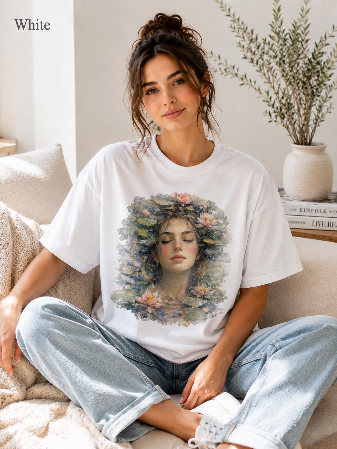 ユリの花柄tシャツ - Etsy 日本