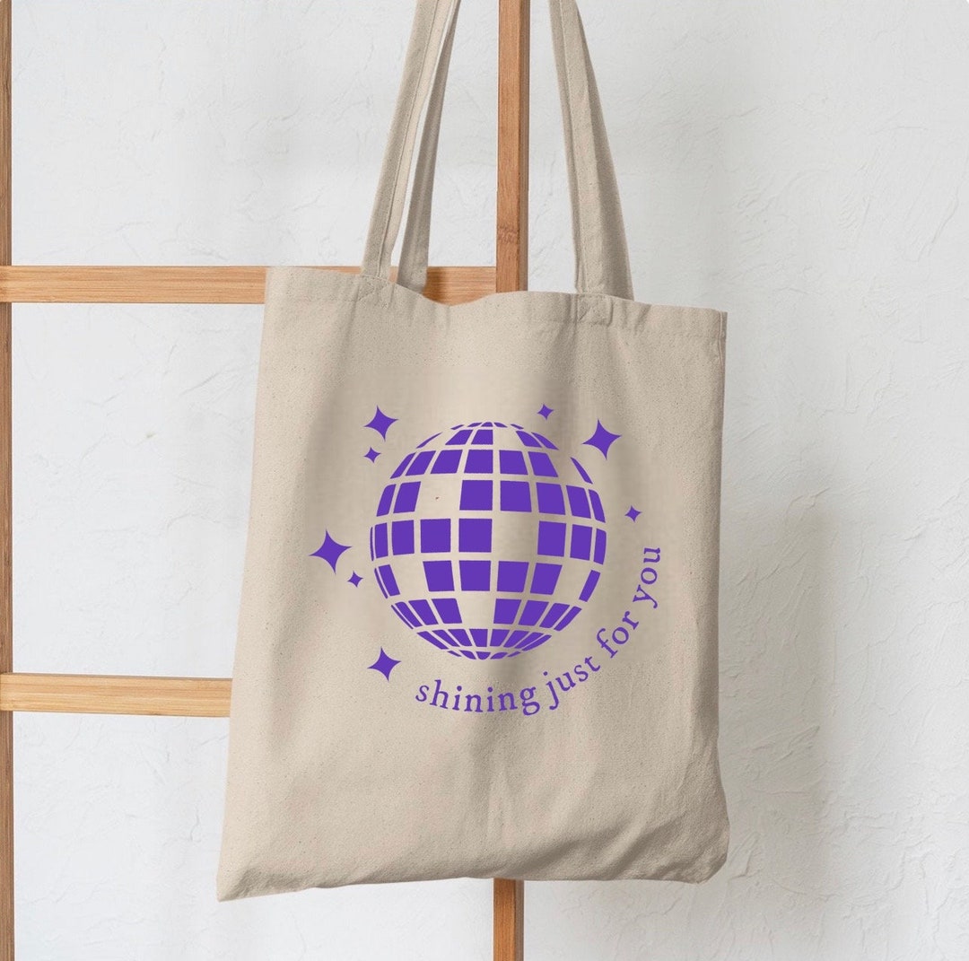 Taylor Swift Folklore Mirrorball Pink Tote Bag Etsy