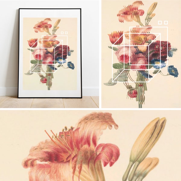 Vintage Botanical - Contemporary A3 Poster