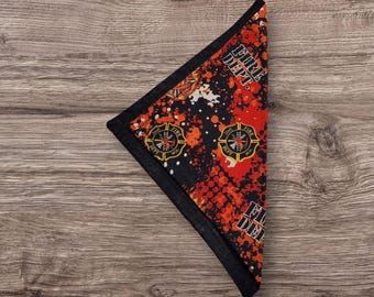 Firefighter Dog Bandana: Over-the-Collar Style