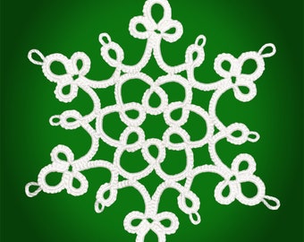 Christmas tatted snowflake