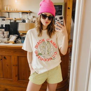 Vintage ducks graphic tee, trendy mallards shirt, duck camp apparel, retro nature tee, aesthetic wildlife apparel, naturecore outdoor tee