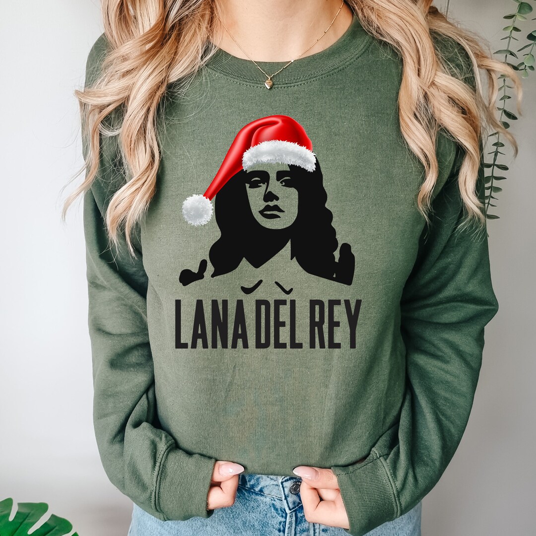 funny-lana-del-rey-christmas-sweatshirt-merry-christmas-santa-hat